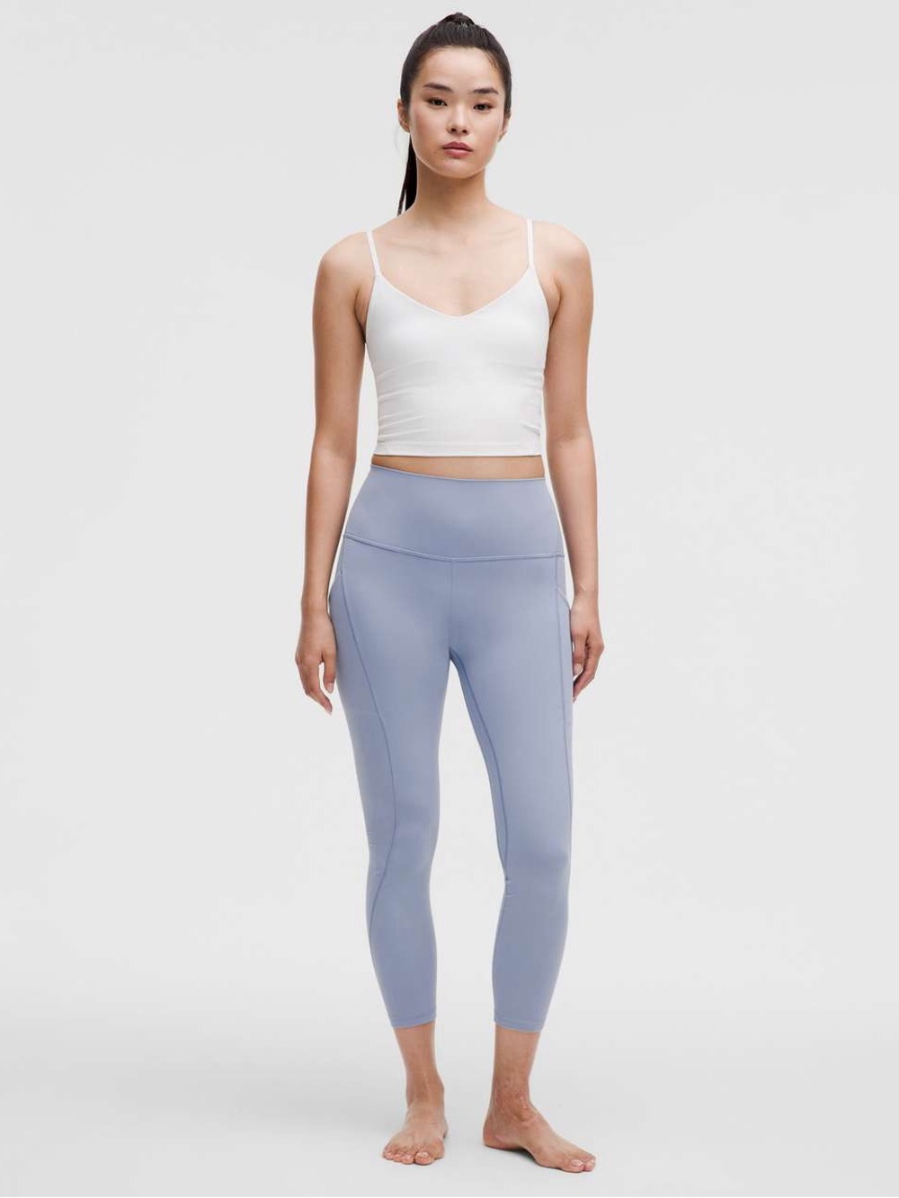 Lululemon align  High-Waist pant Leggings with pockets Blue Willow 14 25” inseam